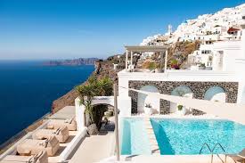 Ikoniska Santorini: Boutique Grottshotell av Sandglass